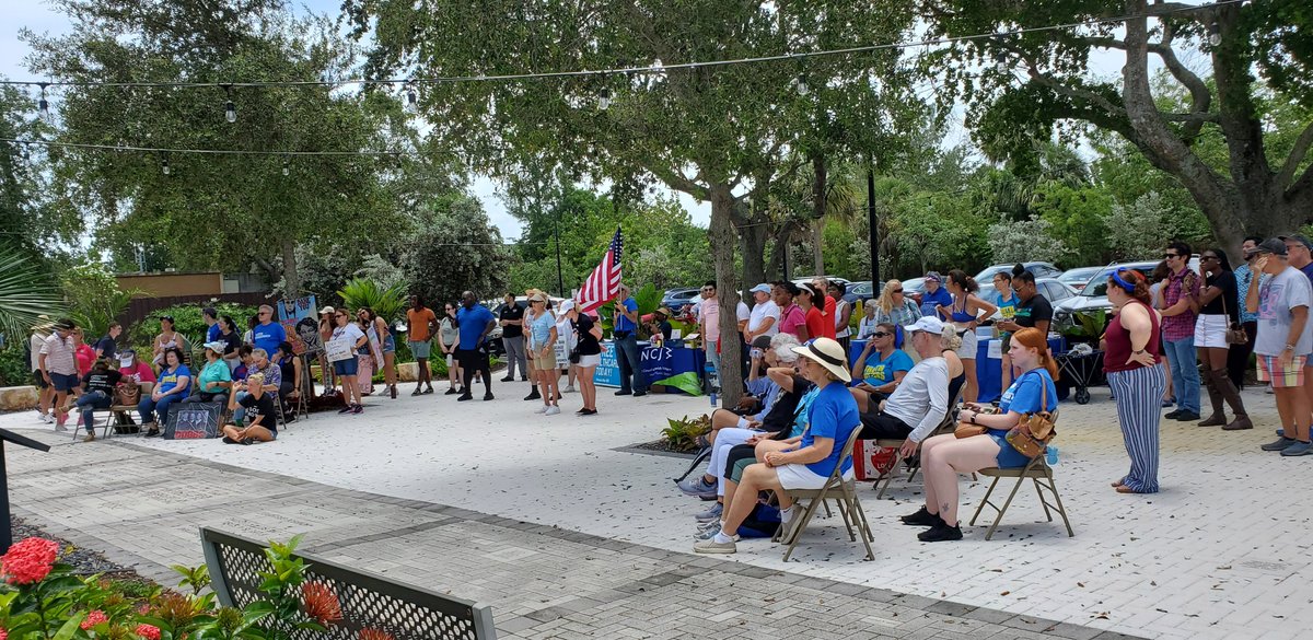 BYDs's tweet image. One year after our right to bodily autonomy was stripped away, the BYDs took part in a rally and canvass to collect petitions so the right to an abortion can be on the 2024 ballot. There's still work to do so watch our social media for an upcoming opportunity to help.