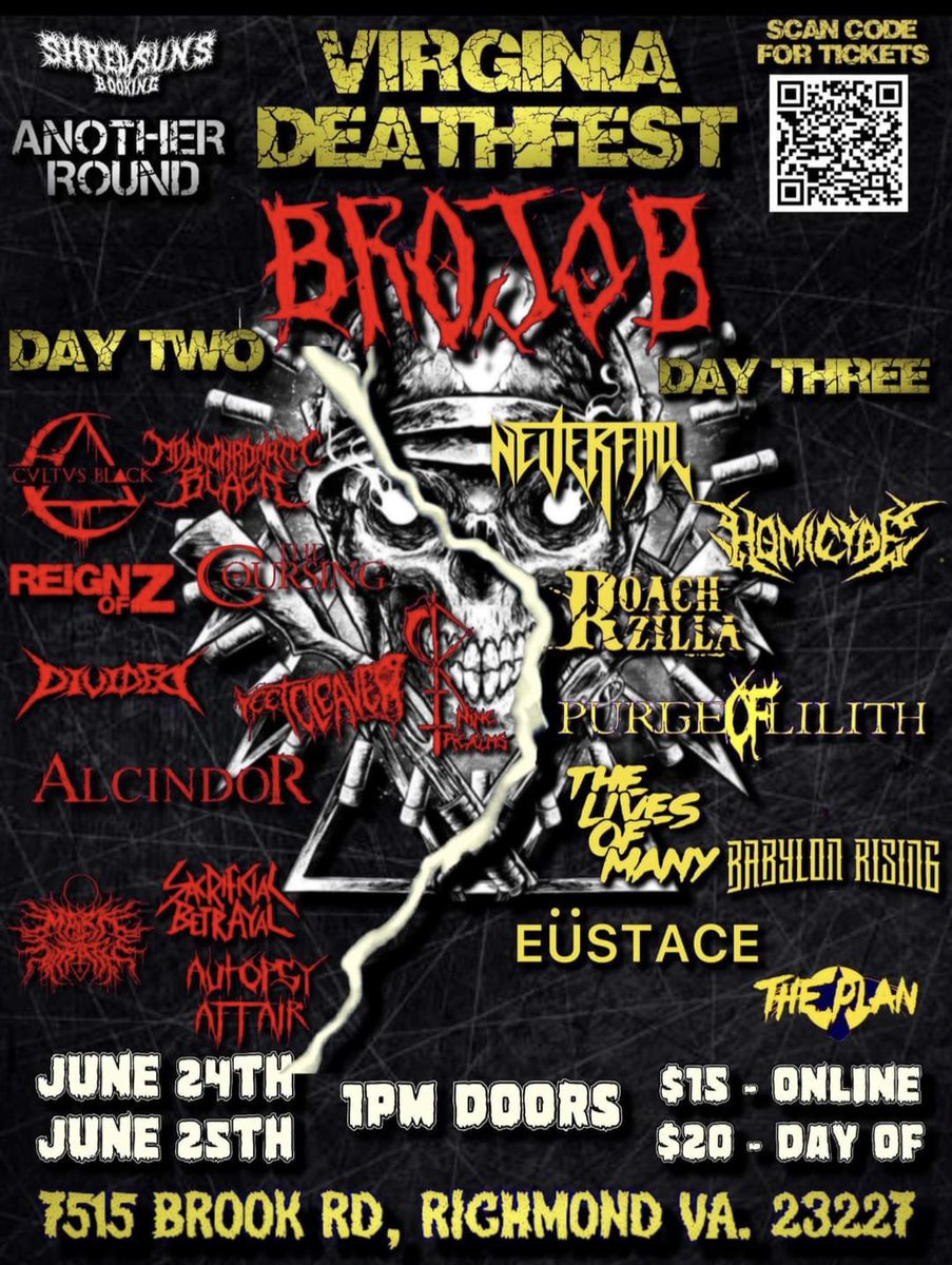 Tomorrow we'll be out in Richmond for VA Deathfest! Come throwback some cold ones and bring that energy!!
#virginiadeathfest