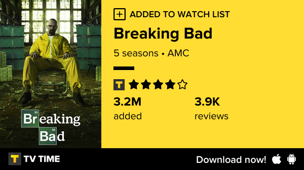 SkeeterHarris's tweet photo. I've just started following Breaking Bad https://t.co/KrqsFjtMu9 #tvtime https://t.co/7laTKuYSlG