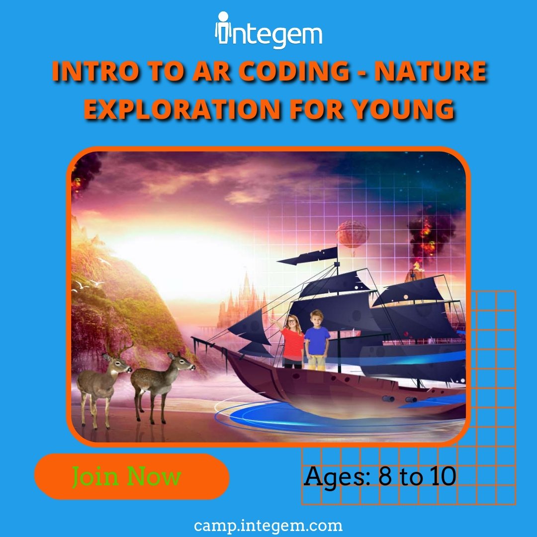 Integem_Inc's tweet image. "Ready for lift-off! Join our Young Space Explorers in an out-of-this-world Holographic AR programming camp that's as fun as it is educational 🚀🪐🛰️"
___________
camp.integem.com
.
.
.
#ARcoding #STEMeducation #gamedesign #codingforkids #explore #USA #technologyeducation