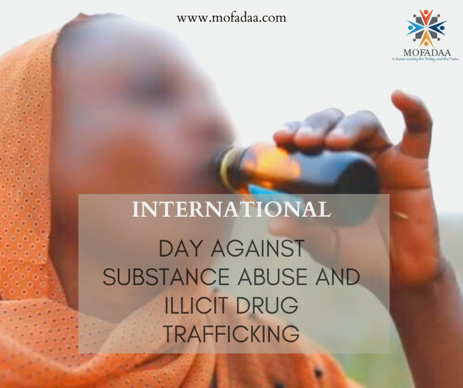On this International Day Against Substance Abuse and Illicit Drug Trafficking, we, at MOFADAA, stand united in our commitment to creating a saner society today and a better future for all. 
#RecoveryIsPossible
#DrugPrevention
#DrugFreeLife
#StopDrugAbuse
#AddictionRecovery
#love