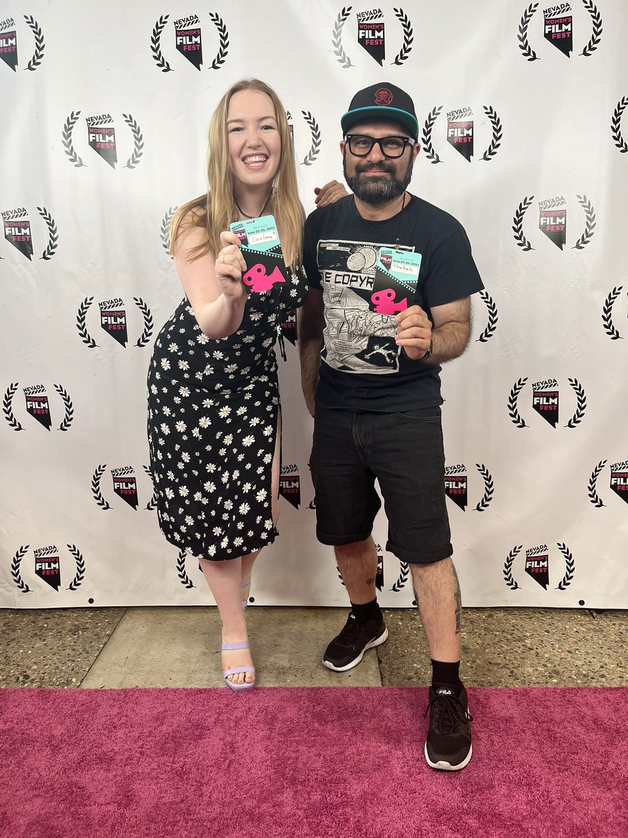 ShahabZargari's tweet photo. On the red carpet with #doomedshortcutfilm leading lady, Coco Lane Rigbye! Thanks for having us @nwffest! https://t.co/e9xMtABwXU