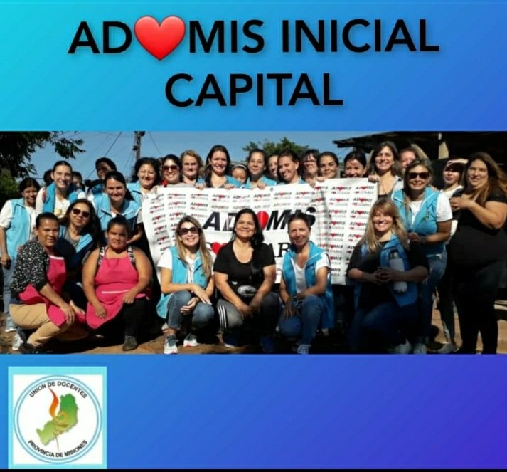 #YoTeAbrazo
«Debemos hacer las cosas ordinarias con un amor extraordinario» — Teresa de Calcuta

#AdomisSolidaria
#MaesInicialCapital

<a href="/cjdechat/">Christian Dechat</a> <a href="/grillo141/">Ruben Dario</a> <a href="/ADOMIS_Misiones/">ADOMIS_Misiones</a> <a href="/udpm_misiones/">UDPM</a> <a href="/nancy_jara1/">Nancy Jara</a> <a href="/SuredaAdriana/">Adriana Sureda</a> <a href="/Cynthia44666065/">Cynthia Jorgensen</a> <a href="/PatriciaWisni10/">Patricia Wisnieski</a> <a href="/marinsibila12/">Sibila</a> <a href="/elicastilladsg/">Elisa Castilla</a>