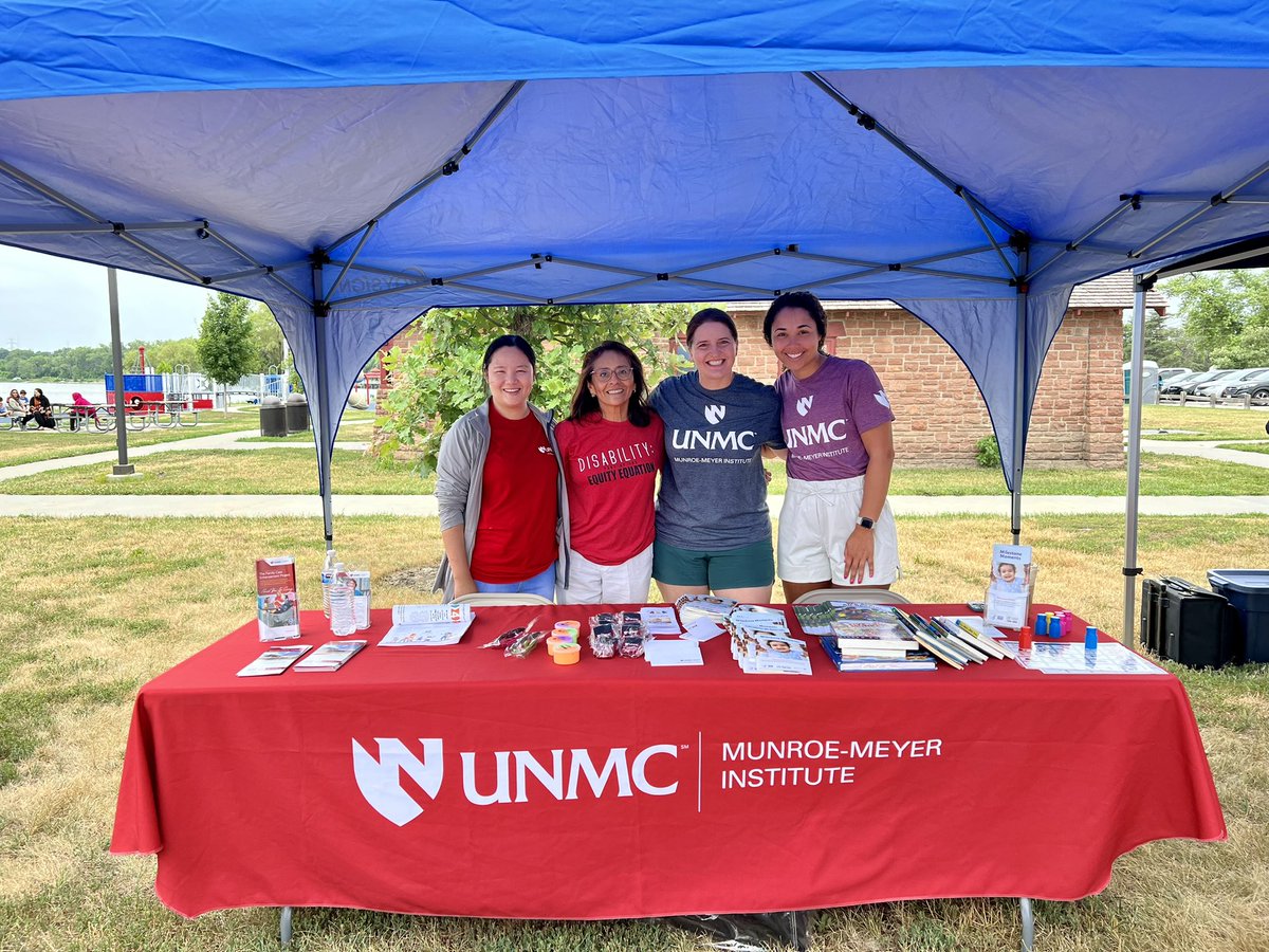 Celebrating World Refugee Day in Omaha watching some performances and parade of flags while sharing our disability services <a href="/unmc_mmi/">UNMC_MMI</a> and promoting careers in rehabilitation and behavioral health