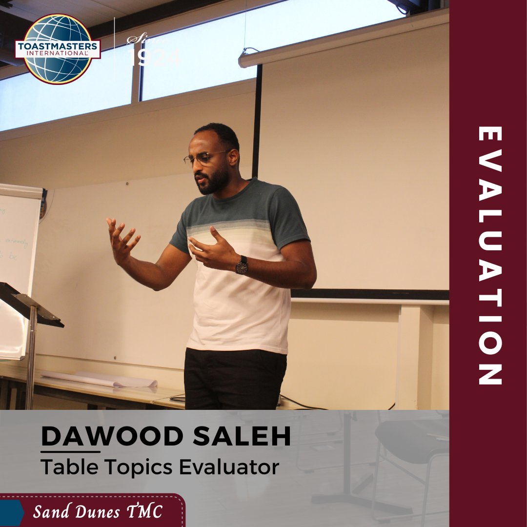We appreciate the valuable advice and insightful feedback provided by our excellent evaluators.

We have no doubt that the speakers who got feedback will grow into excellent leaders.

#toastmastersinternational #leadershipdevelopment #toastmastersclub 

Sponsors @coREACHco