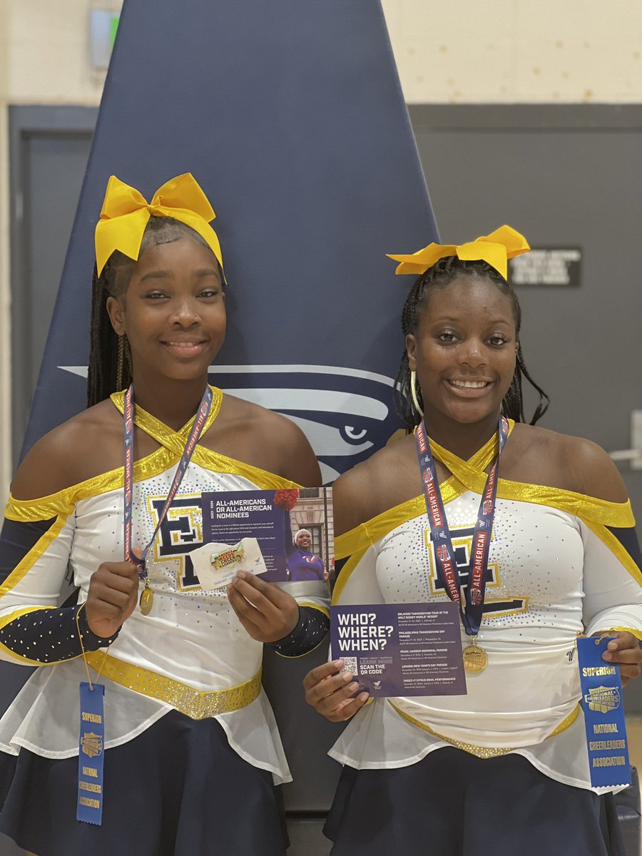 ELHSCompCheer's tweet image. 2023 NCA Summer Cheer Camp owes Varsity Comp NOTHING! 6 All- American nominations, 2 All-American team members, Top Team Cheer, Most Spirited Team, Superior Cheer, Excellent Chant, Pin It Forward recipients… we starting this season out #EagleStrong #SpiritIsForever