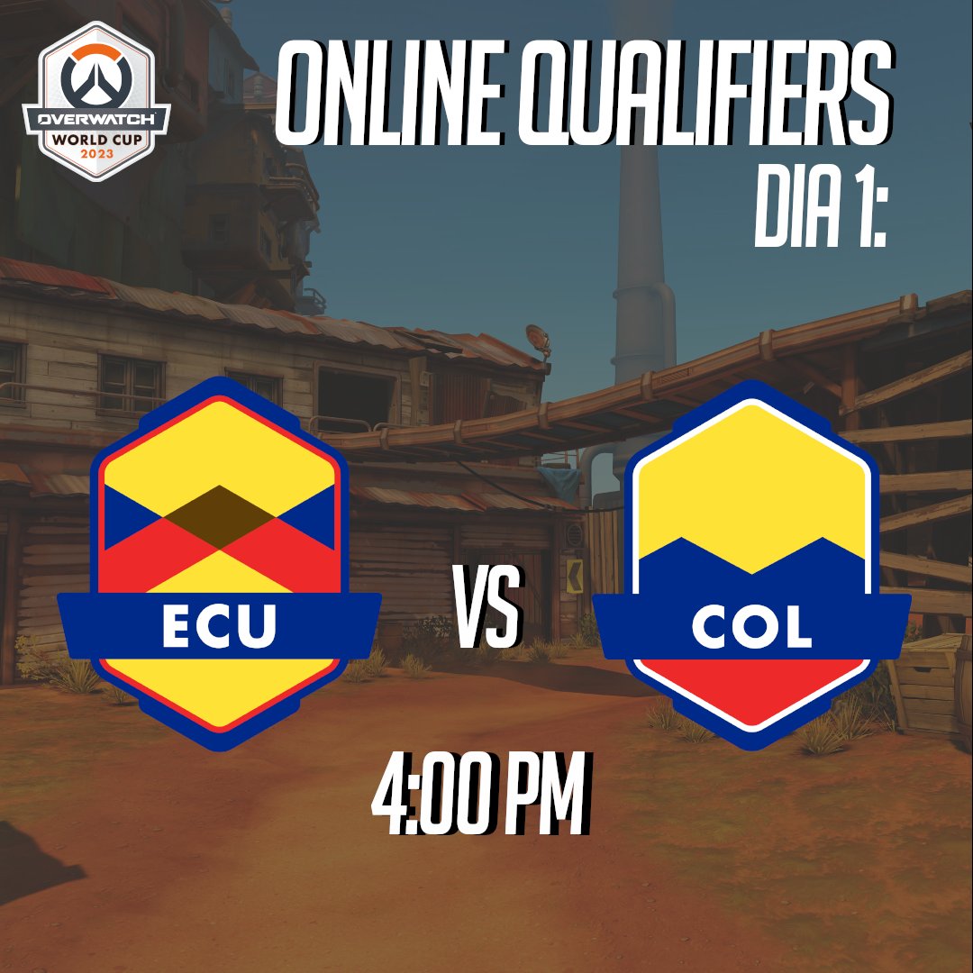 AAAAAAAAAAAAAAAAA Estamos a pocos minutos de nuestro primer partido de la jornada 1!!! :3 Vamos Tri ¡Si Se Puede!
Recuerden que podrán ver los partidos en los canales oficiales de Overwatch, además, hay drops! Vamoos!!

#OWWC2023 #Ecuador