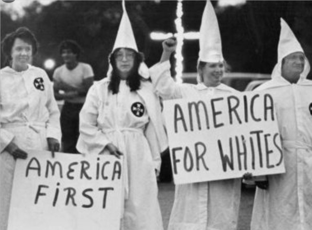JulieGo77497786's tweet photo. @TheCCShowcast @matthew_passaro @MikeSington Another "America First" klan member. https://t.co/A92N67fPrr