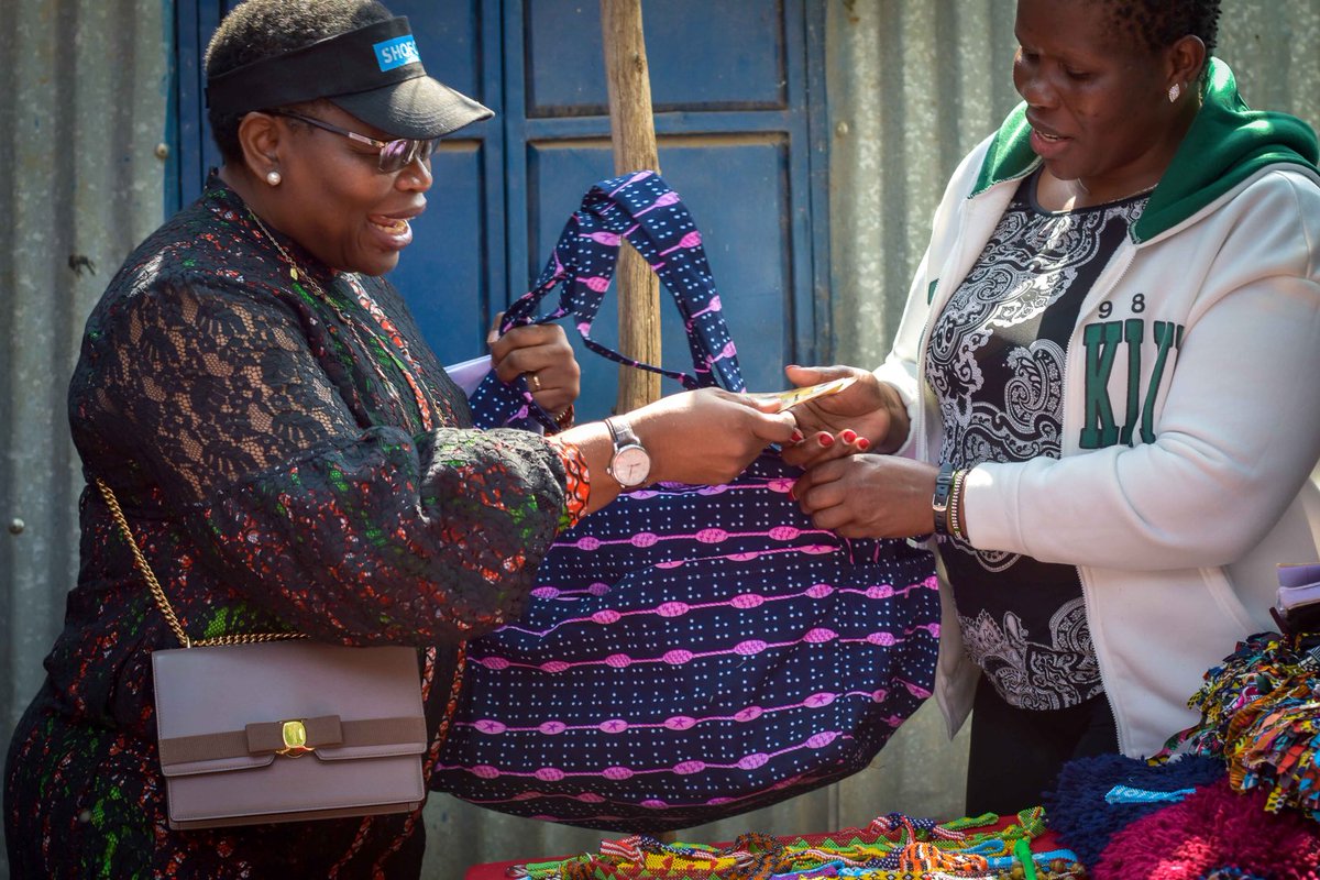 Oby Ezekwesili (@obyezeks) on Twitter photo Goodbye to my 🔥🔥🔥 Kenyan women who give all to running things so productively <a href="/hope2shine/">SHOFCO</a> with <a href="/KennedyOdede/">Kennedy Odede</a> and <a href="/JessRPosner/">Jessica Posner Odede</a> and the beneficiaries whose economic power is reflecting in their Voice. I felt glad to say to that seller, “take my money”🤩✍🏾 Goodbye to my 🔥🔥🔥 Kenyan women who give all to running things so productively <a href="/hope2shine/">SHOFCO</a> with <a href="/KennedyOdede/">Kennedy Odede</a> and <a href="/JessRPosner/">Jessica Posner Odede</a> and the beneficiaries whose economic power is reflecting in their Voice. I felt glad to say to that seller, “take my money”🤩✍🏾