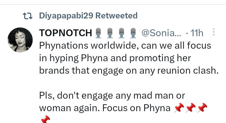 gemfrose's tweet photo. .@diyapapabi29 are u a baby or u lack comprehension or are you just evil? Why did u carry ur self to g tweet just to bring drags to phyna?
Some of u are just impossible. Please do better next time and use ur senses well. https://t.co/55N2wd3kAJ