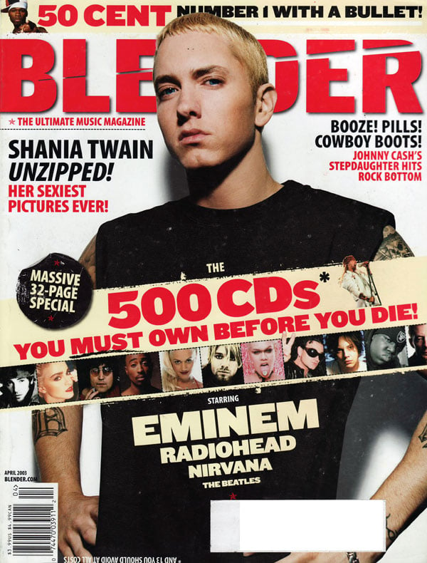 køre Mold Hammer Ol on Twitter: "Eminem on Blender Magazine Cover ( April / 2003 )  https://t.co/6vFoo9mXj0" / Twitter