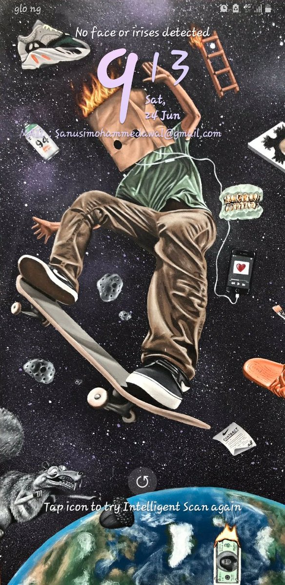 A_sheerio's tweet photo. @sheriffeyisitan @GanganofAfrica Fell for your art ever since I saw your Boondocks customised kicks but Box head is just so 🔥🔥🔥 https://t.co/cvnzKqkrf7