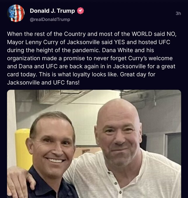 Imagine spending months telling everyone that Cuomo and Newsom did better than DeSantis on COVID, then posting this...

Maybe he doesn't realize that Jacksonville is in Florida?