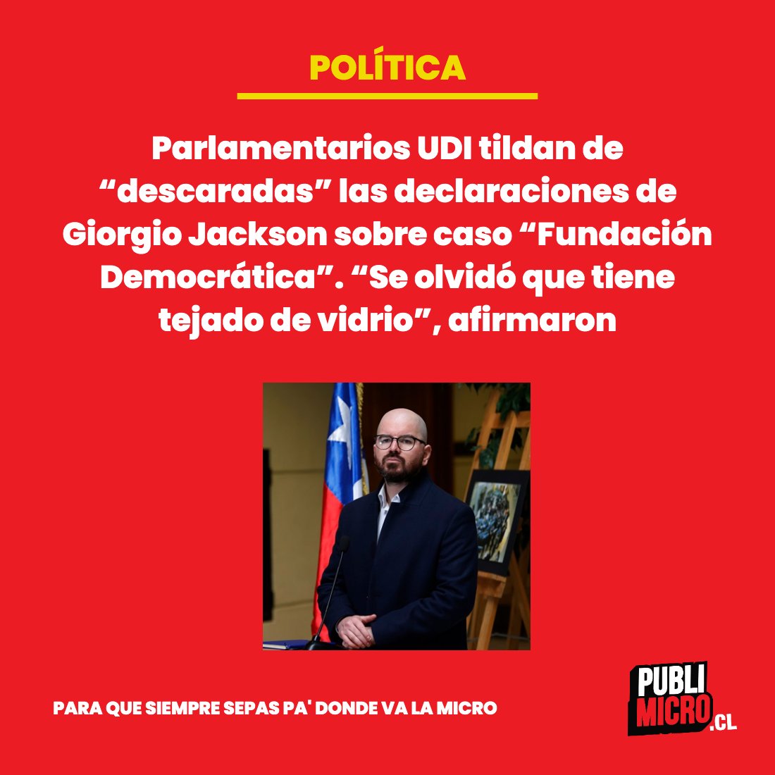 PublimicroCL's tweet photo. #Política Con esta noticia la hacemos corta aquí 👉 https://t.co/9ZCTKMJHDA #Parlamentarios #UDI #descaradas #declaraciones #Giorgio #Jackson #Fundación #Democrática #tejado #vidrio https://t.co/qCplGZleQx