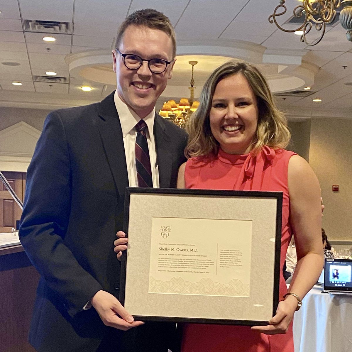 2023 Resident Award Recipients

<a href="/CenterClinic/">Center Clinic</a> Service Awards:
Grace Jang, MD
Shelby Owens, MD
Sara Tyree, MD

Teacher of the Year:
David Cline, MD

Researcher of the Year:
Colt St Amand, PhD, MD

Dr Robert Avant Leadership Award:
Shelby Owens, MD