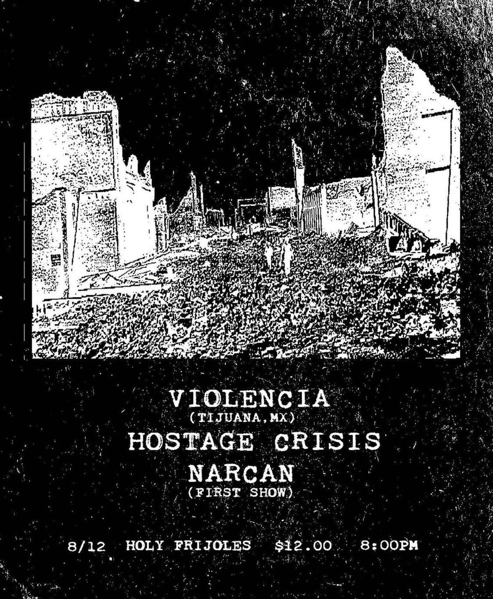Pulling double duty 8/12 Hostage Crisis &amp; Narcan come thru 
Shout out Ethan
Shout out rock n roll