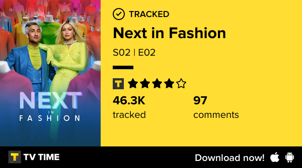 I've just watched episode S02 | E02 of Next in Fashion! #nextinfashion  tvtime.com/r/2RJ0P #tvtime