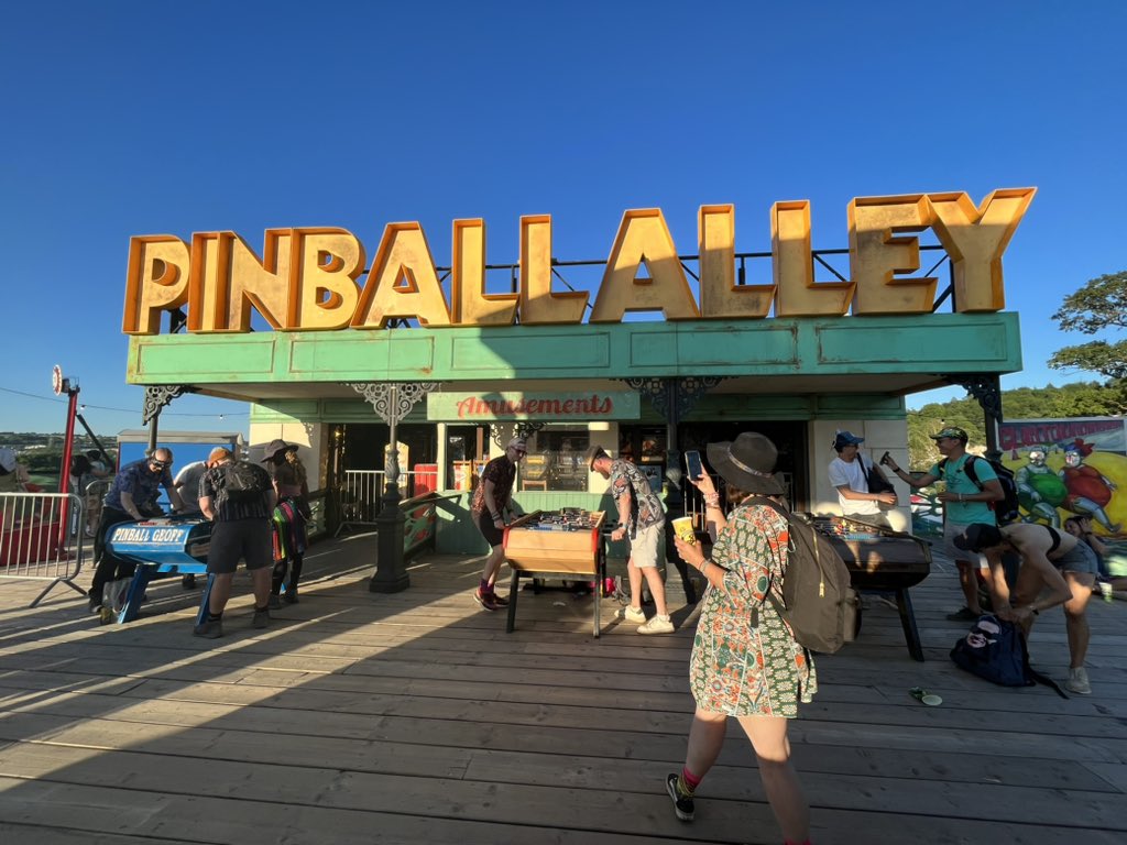 Glastonbury Live on Twitter "Some intense games of foosball currently