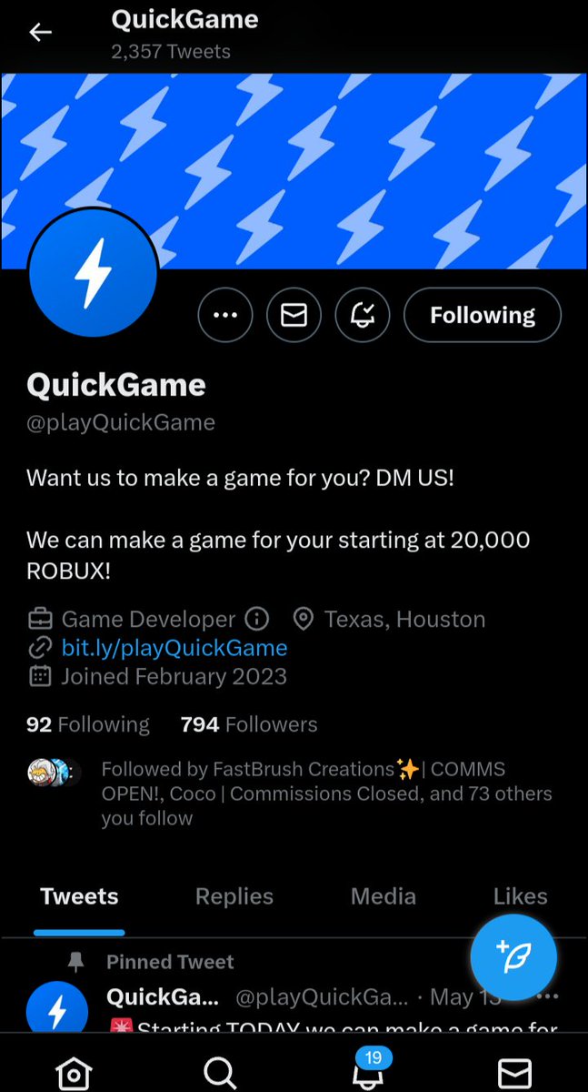 MysteryEvilx's tweet photo. @Evilistical @playQuickGame Oo, done! Good luck everyone! https://t.co/GyMwdynUnc