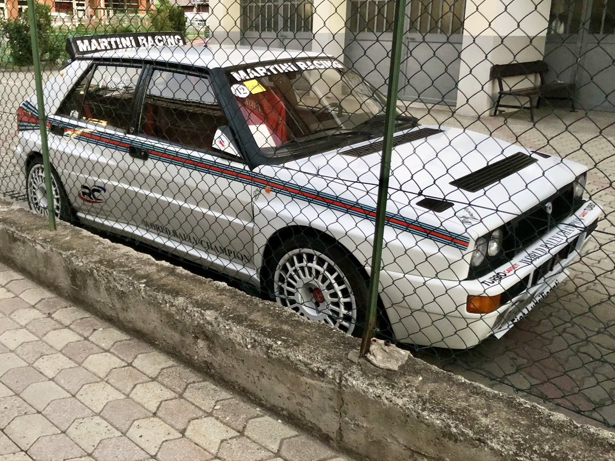 RussellARitchie's tweet image. Nothing to see here, just a full Martini livery Integrale.