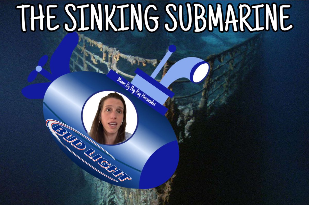 @budlight #BudLight is the sinking submarine headed for an implosion of epic proportions!