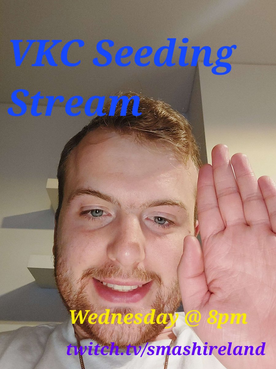 VinceKCasey's tweet photo. Do you hate my seeding? Do you wish your complaints would be listened to, and your feedback heard? Is one player never given the credit they deserve?

Well, tune in Wednesday as I ignore all of that, as I LIVE SEED Turf War on the Smash Ireland stream!

⬇️Link Below⬇️ https://t.co/Kc5kArKJcA