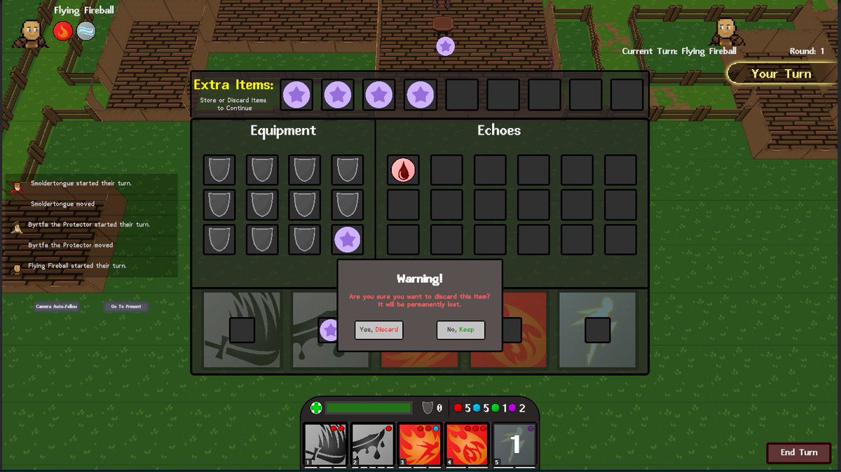 NatickGames's tweet photo. @BarelyAGS Been working on an inventory system/UI. There's a lot of detail work that goes into capturing all the edge cases an inventory might run across. https://t.co/xh9ajGqdA4