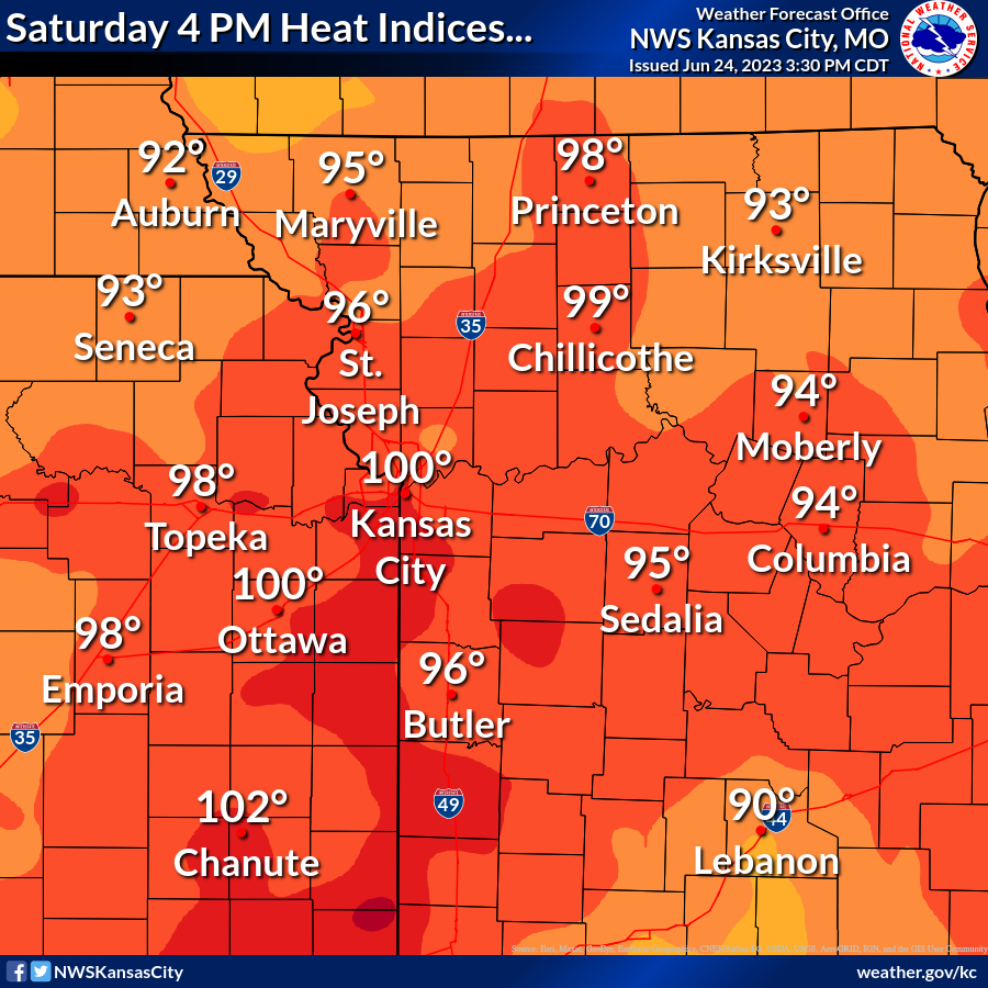 It is June after all, but it's still pretty warm out there. 

If you're out and about, be sure to wear light colored clothing, drink lots of hydrating fluid, and stay out of the direct sunlight as much as possible.