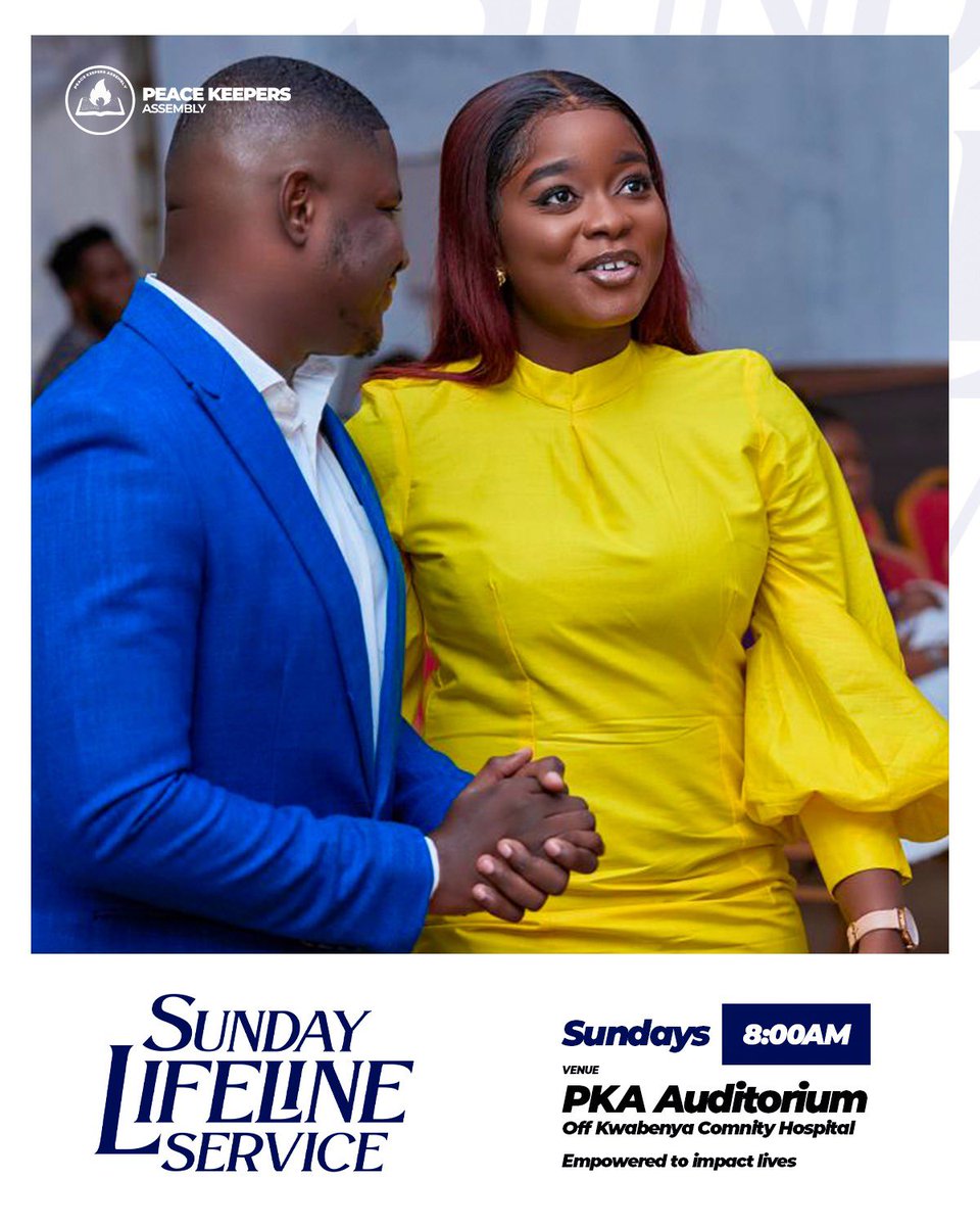 PeaceKeepersInt's tweet photo. Sunday is here! Come prepared for a powerful word!

Time : 8:00 am
We look forward to seeing you soon
#Lifelineservice
#TheFaithfactor
#PkaInt https://t.co/gDLJeKuE9c