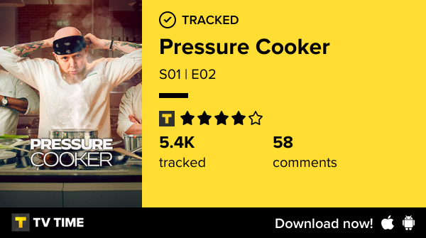 Sandberg_Max's tweet photo. I've just watched episode S01 | E02 of Pressure Cooker! https://t.co/P3l04cqpua #tvtime https://t.co/vg9JdB16PW
