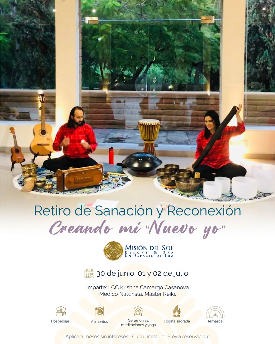 Este retiro es para ti ! 
Inscríbete : misiondelsol.com