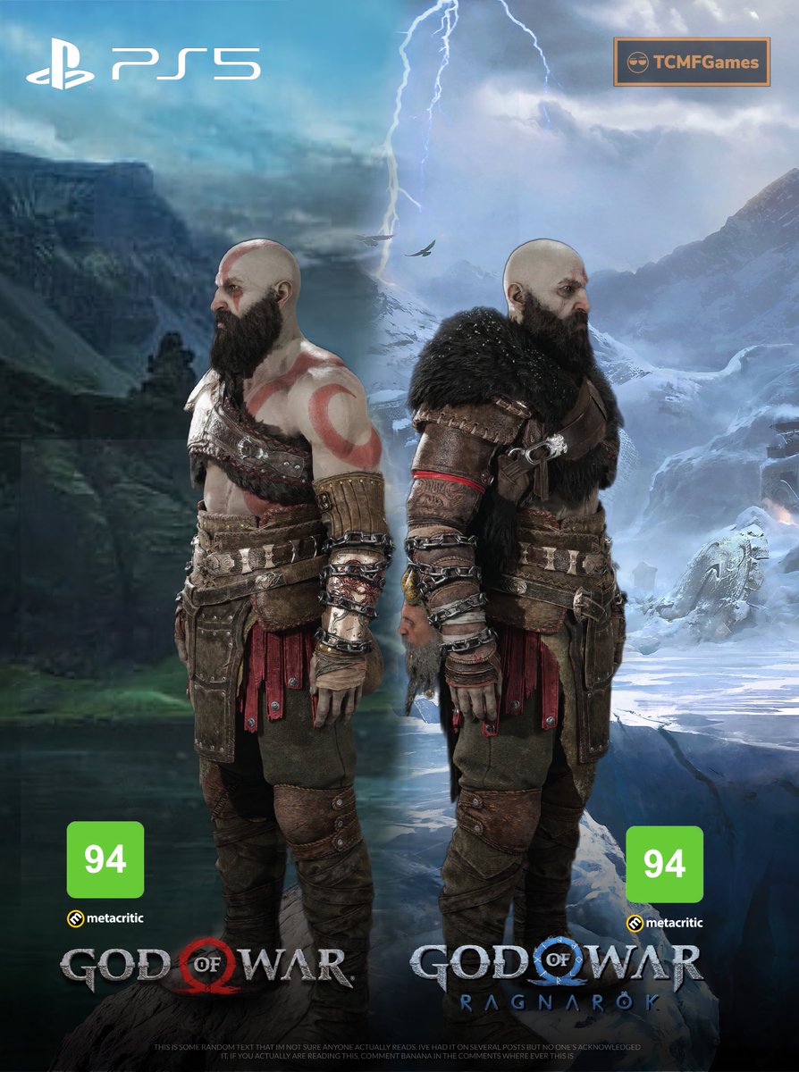 RT @TCMF2: One of the best back to backs in gaming 

- PS5 | PS5Themes | PlayStation | God of War https://t.co/feK2LByac3