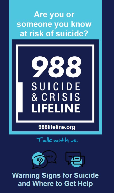 Markus Chambers (@markusachambers) on Twitter photo Canada to launch 988 mental health crisis hotline in fall 2023. 
Canadians needing immediate mental health crisis intervention will be able to text or call 988 & obtain counselling,fall of this year. This resource is timely for Canadians struggling for mental health wellness. Canada to launch 988 mental health crisis hotline in fall 2023. 
Canadians needing immediate mental health crisis intervention will be able to text or call 988 & obtain counselling,fall of this year. This resource is timely for Canadians struggling for mental health wellness.