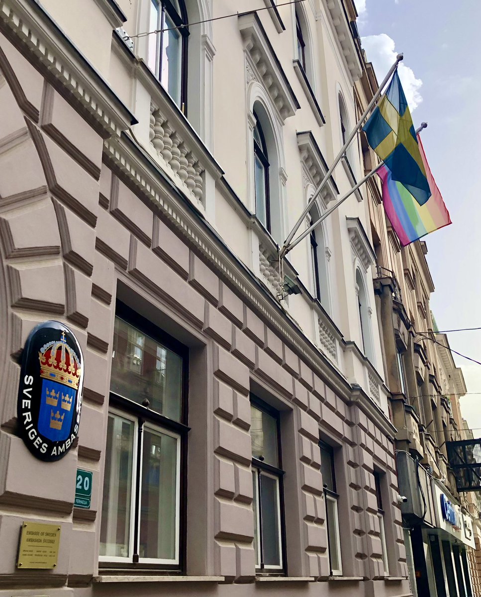 Fourth Pride March in #Sarajevo! 

Swedish Embassy joined with friends and partners in support of members of LGBTQI+ community in BiH, standing up for non-discrimination and equal rights for all. 

Congrats to organisers <a href="/BHpovorkaponosa/">BH. povorka ponosa / BiH Pride March</a> 

#Pride #BiH #LoveisLove