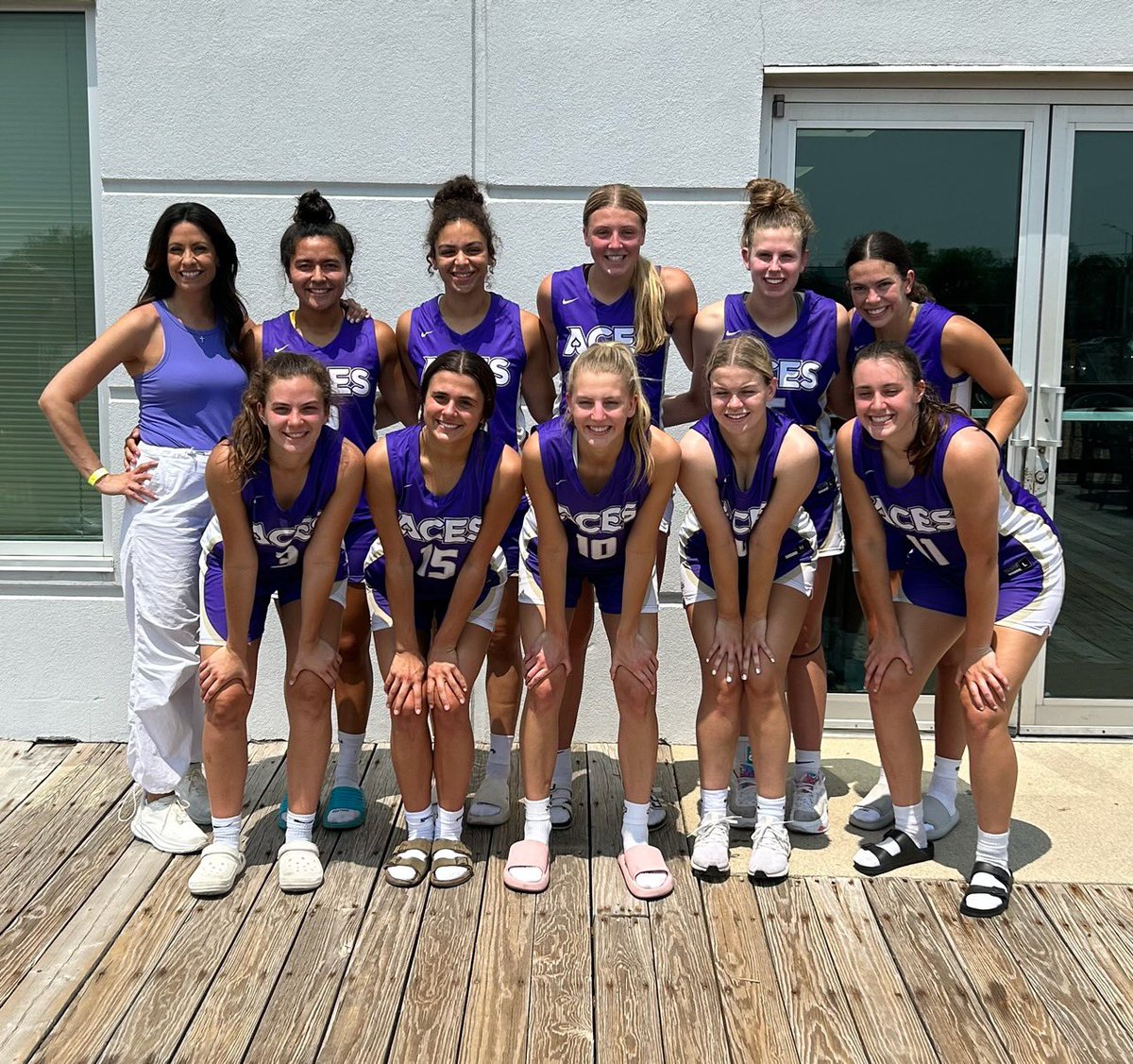 2-0 today at Cheesehead Challenge. Proud of this group. Excited for July! #thelastdance 💜♠️