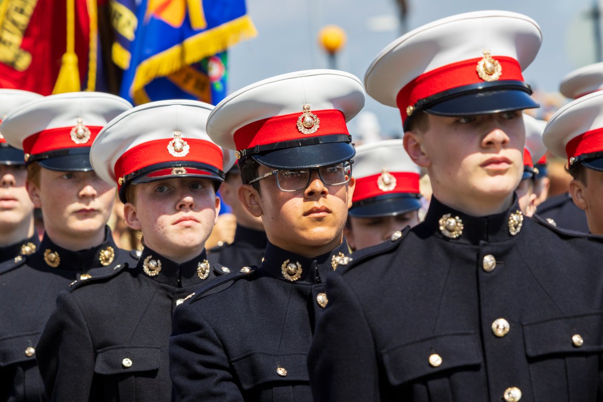 JoryMundy's tweet photo. The National Armed Forces Day Parade in Falmouth, Cornwall. #ArmedForcesDay #armedforcesday2023 #ArmedForcesWeek #armedforces #falmouth #cornwall #Cornwall2023 #SaluteOurForces #Military (1/2) https://t.co/076Mi86mh1