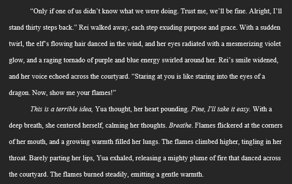 #WritingCommunity I'm feeling good about this last editing session! So I'm taking a small break to do a #writerslift! 

Share your latest #book, blog, website, or excerpts you’re working on in the comments! #ShamelessSelfpromoSaturday #books #writers #writing Here's an excerpt: