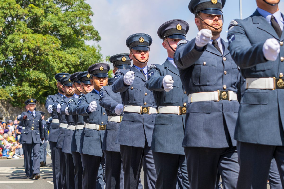 JoryMundy's tweet photo. The National Armed Forces Day Parade in Falmouth, Cornwall. #ArmedForcesDay #armedforcesday2023 #ArmedForcesWeek #armedforces #falmouth #cornwall #Cornwall2023 #SaluteOurForces #Military (2/2) https://t.co/dPvBvdO6x9