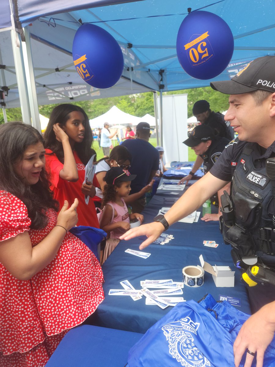 Day of the KW Multicultural Festival in full swing! So awesome to see the smiles on everyone's face! @WRPSToday you are what makes KW so #KWawesome!