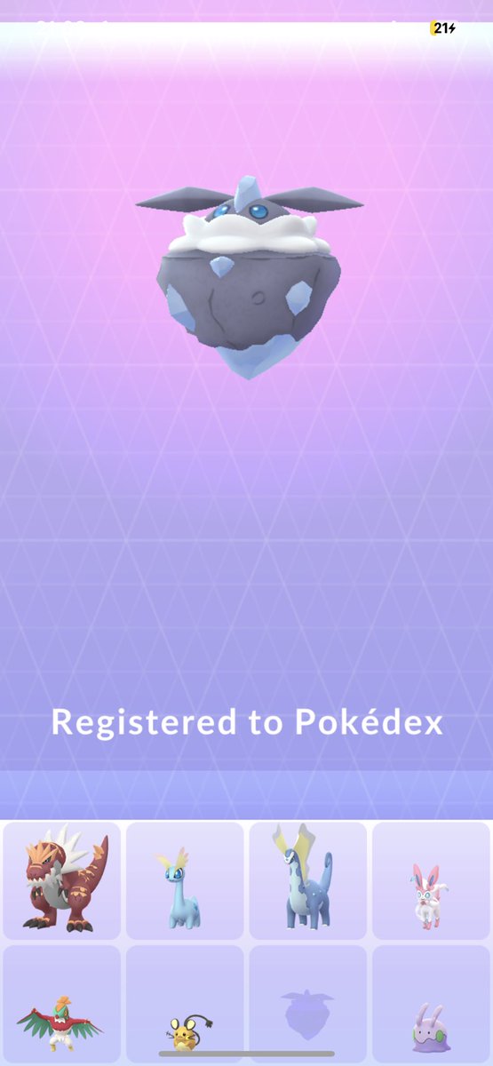 Joeeeyyy_13's tweet photo. Love a new dex entry! Hello Carbink #PokemonGO #Newpokemon #Pokedex #PokemonGOApp #PoGoUK #LetsGO #PokemonGOfriend https://t.co/eGh5VEmrtC