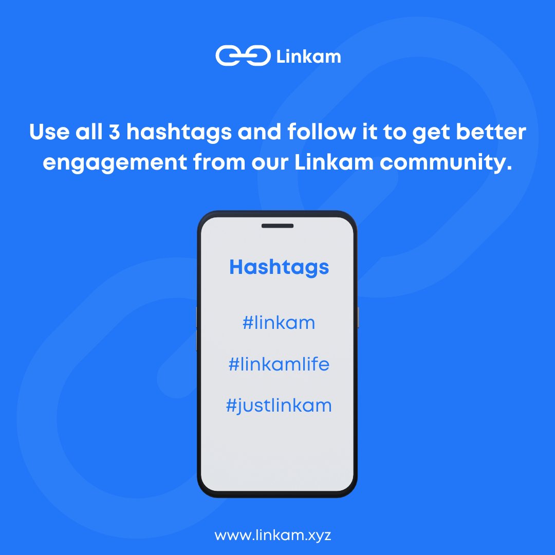 linkamhq's tweet photo. Make use of these 3 hastags and follow the hashtag page so that when others who do the same within our community see your posts, it'll be easy for them to engage!
#linkam #linkamlife #justlinkam #linkamdeyforyou https://t.co/zv1FlzUSZS