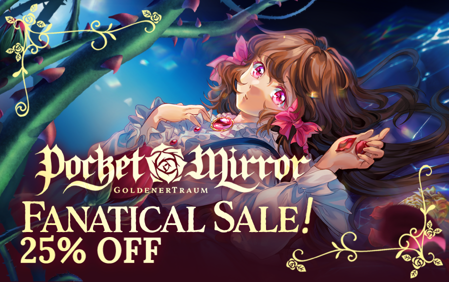 AstralShiftPro's tweet photo. 📢🔥Pocket Mirror ~ GoldenerTraum for 25% OFF🔥📢

The Red Hot Fanatical SALE is now LIVE!

It's your chance to get Pocket Mirror ~ GoldenerTraum for 25% OFF until July 7th! ❤️‍🔥

⬇️🔥Grab it while you can🔥⬇️
https://t.co/ITrgWwGShC https://t.co/JEoLufHFJQ