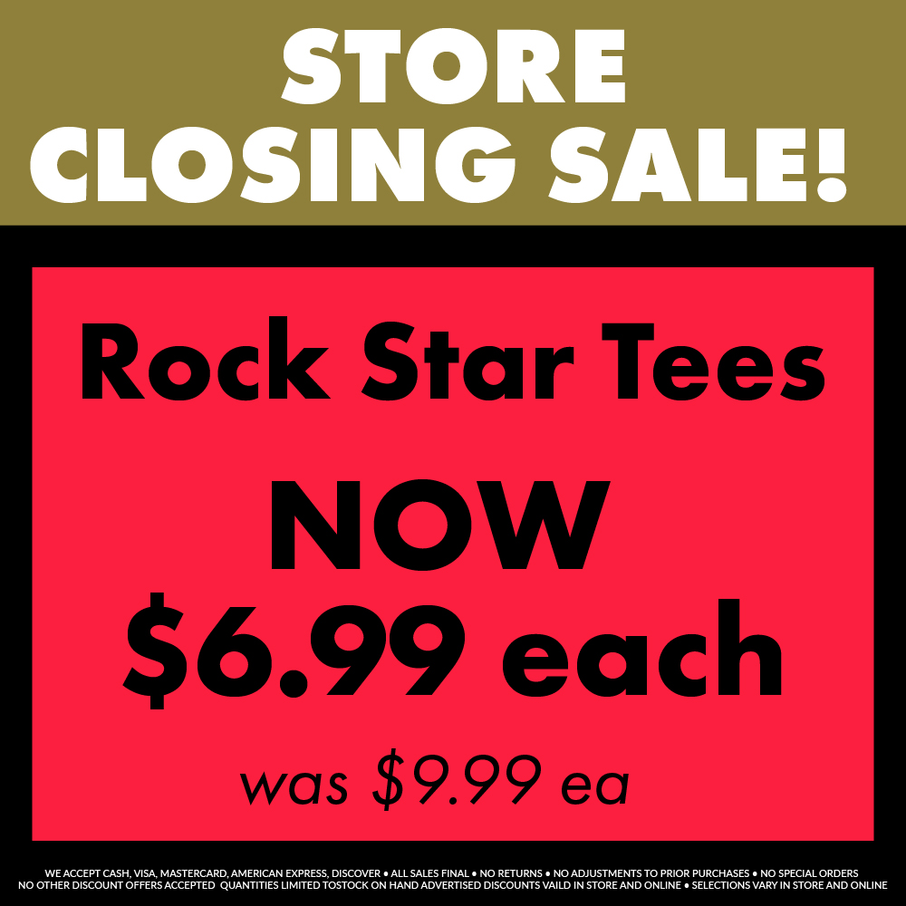 THE STORE CLOSING SALE CONTINUES!!

Do not miss your chance to save BIG in all categories! Experience amazing savings on everything storewide! 

Don't wait a second longer! Begin your shopping here: bit.ly/3P39ACh