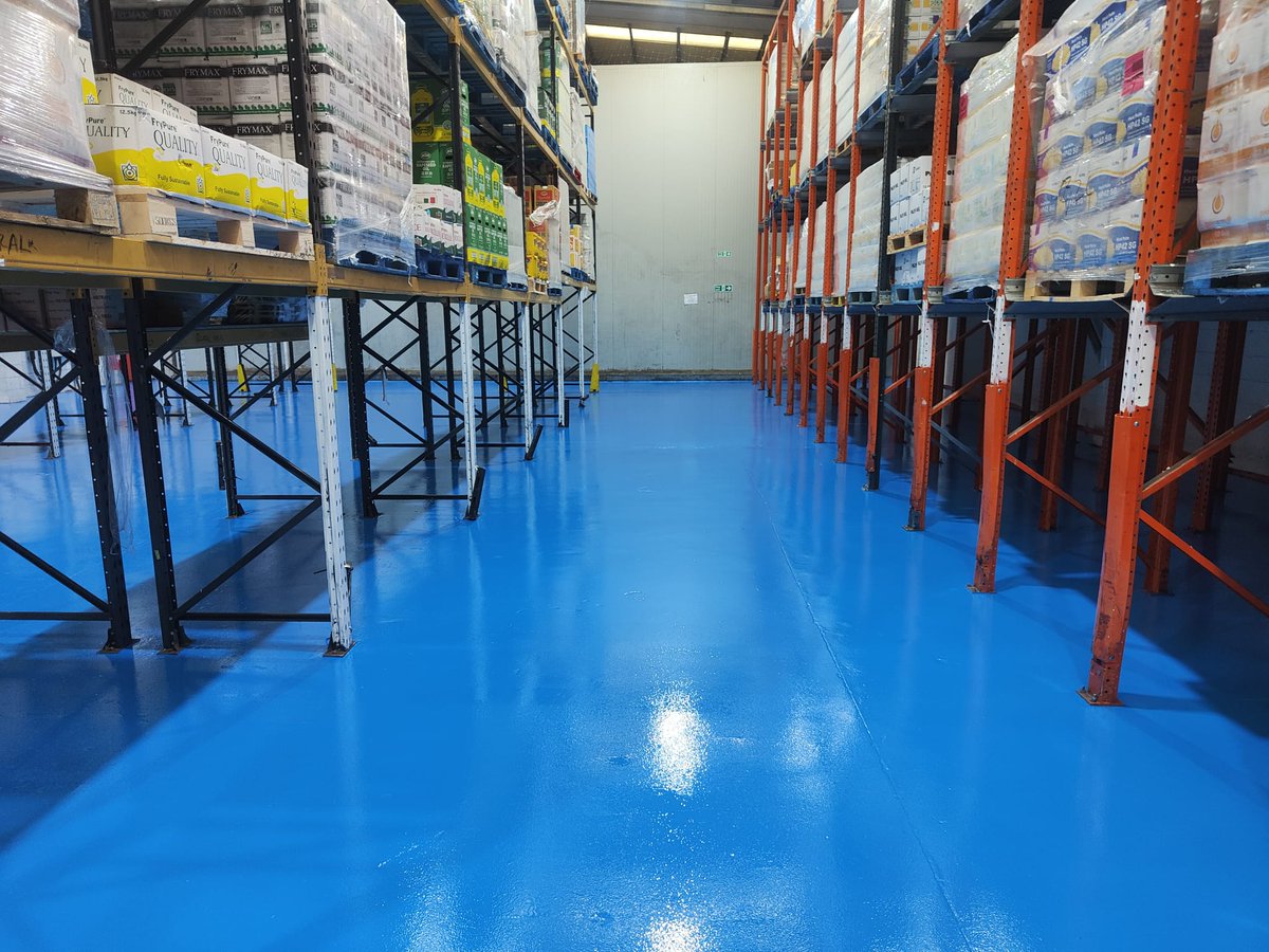 A recent example of an epoxy resin floor we installed in Aston for a valued repeat customer. 
#epoxyresinfloor #industrialflooring #commercialflooring