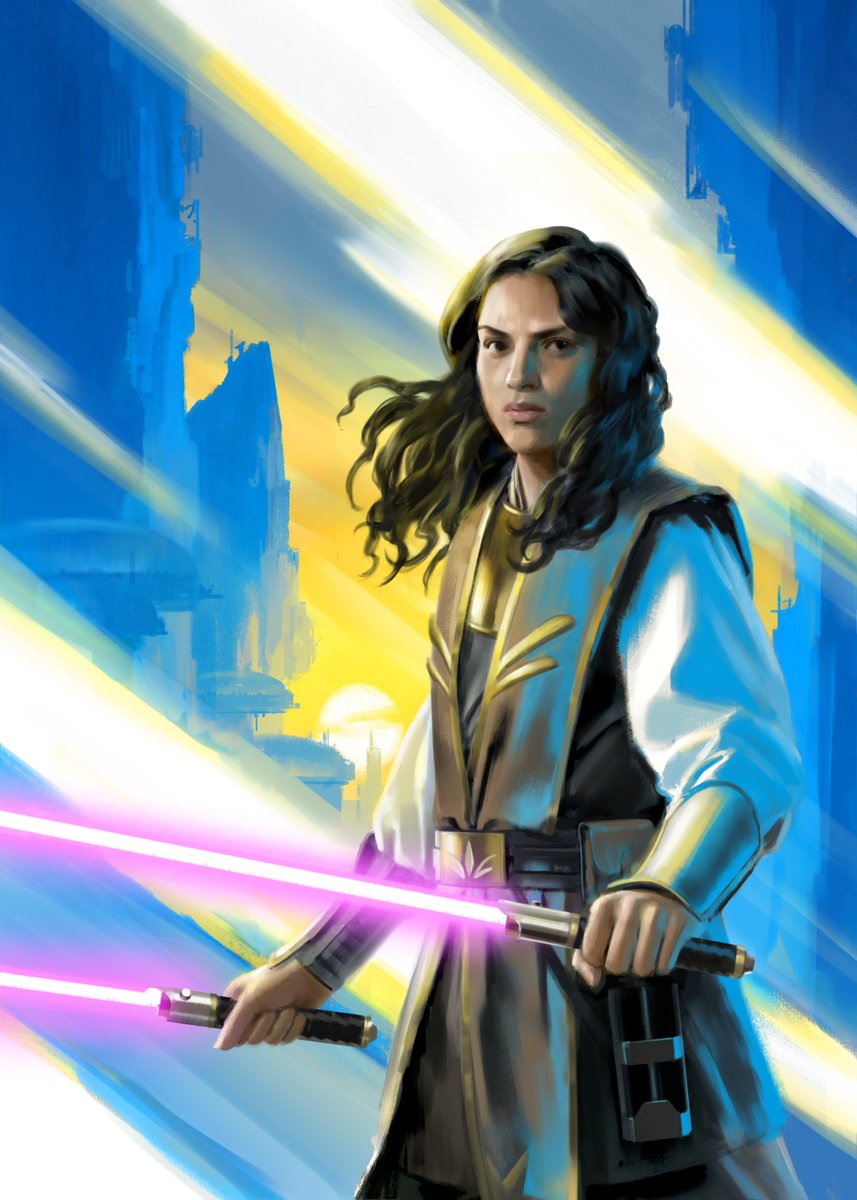 Cover art for Star Wars: Convergence by @zlikeinzorro 
 Art Director: Scott Biel

I wasn't sure about sharing this one because I'm not happy with how I painted Gella--her colors, textures, face. Oh well...just have to accept it.

Sketches below ⤵️