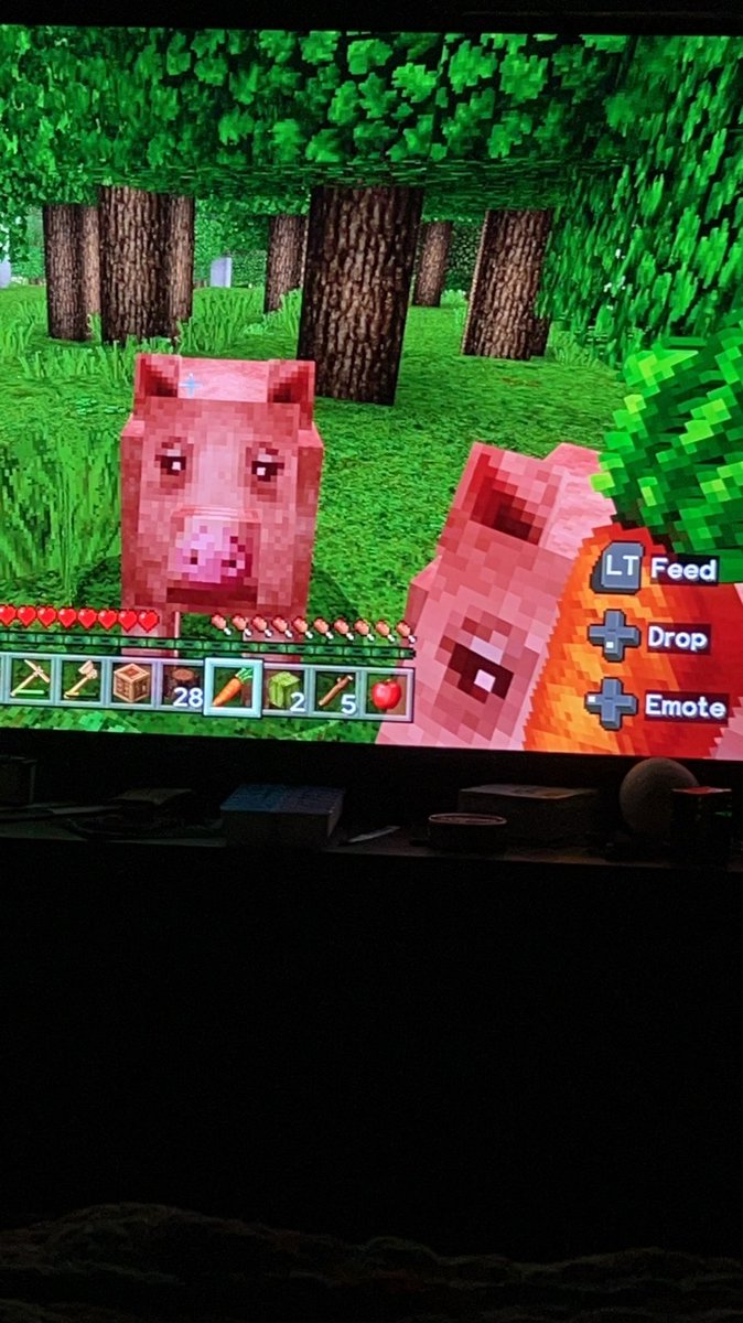 TSBPinks's tweet photo. The ultra realistic texture pack on Minecraft is BEAUTIFUL but those villagers and animals are straight out of a nightmare. Like wtf is this 😭😭😭😭 https://t.co/F15rK6vCDT