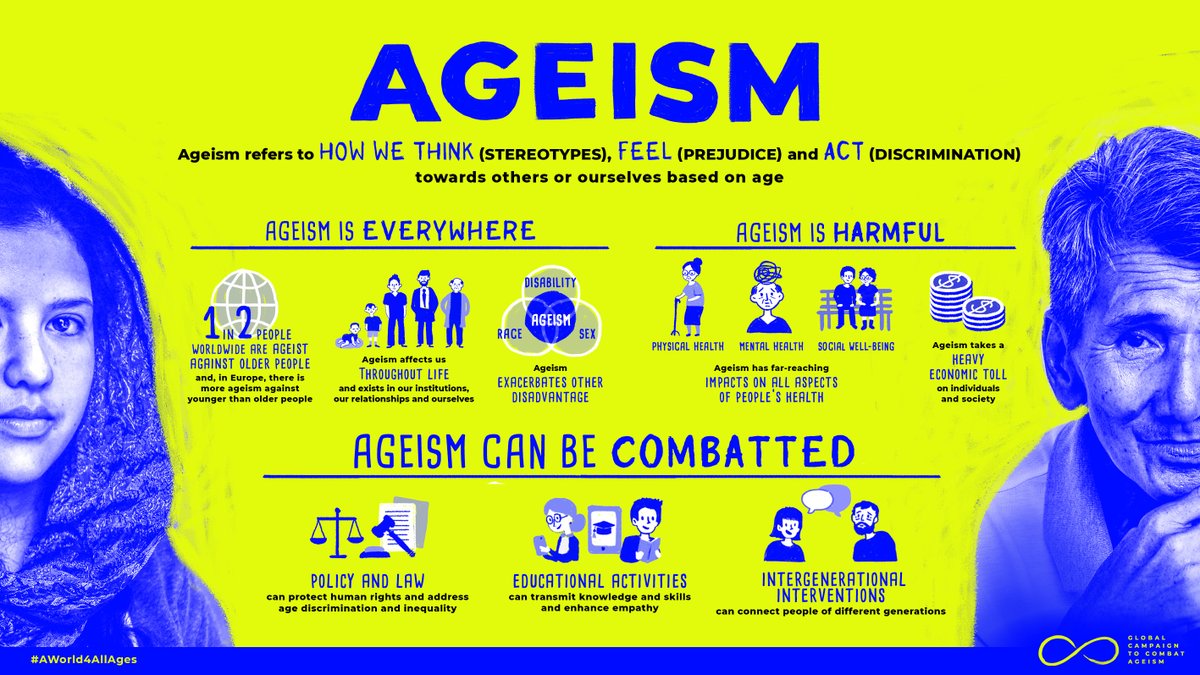 SMDhealthunit's tweet photo. Policies and laws can address age-related discrimination and inequality and protect the human rights of everyone, everywhere. Join the movement: https://t.co/Cu9tFFvLDy. Institutions can help create #AWorld4AllAges https://t.co/LQeLN1jPWz