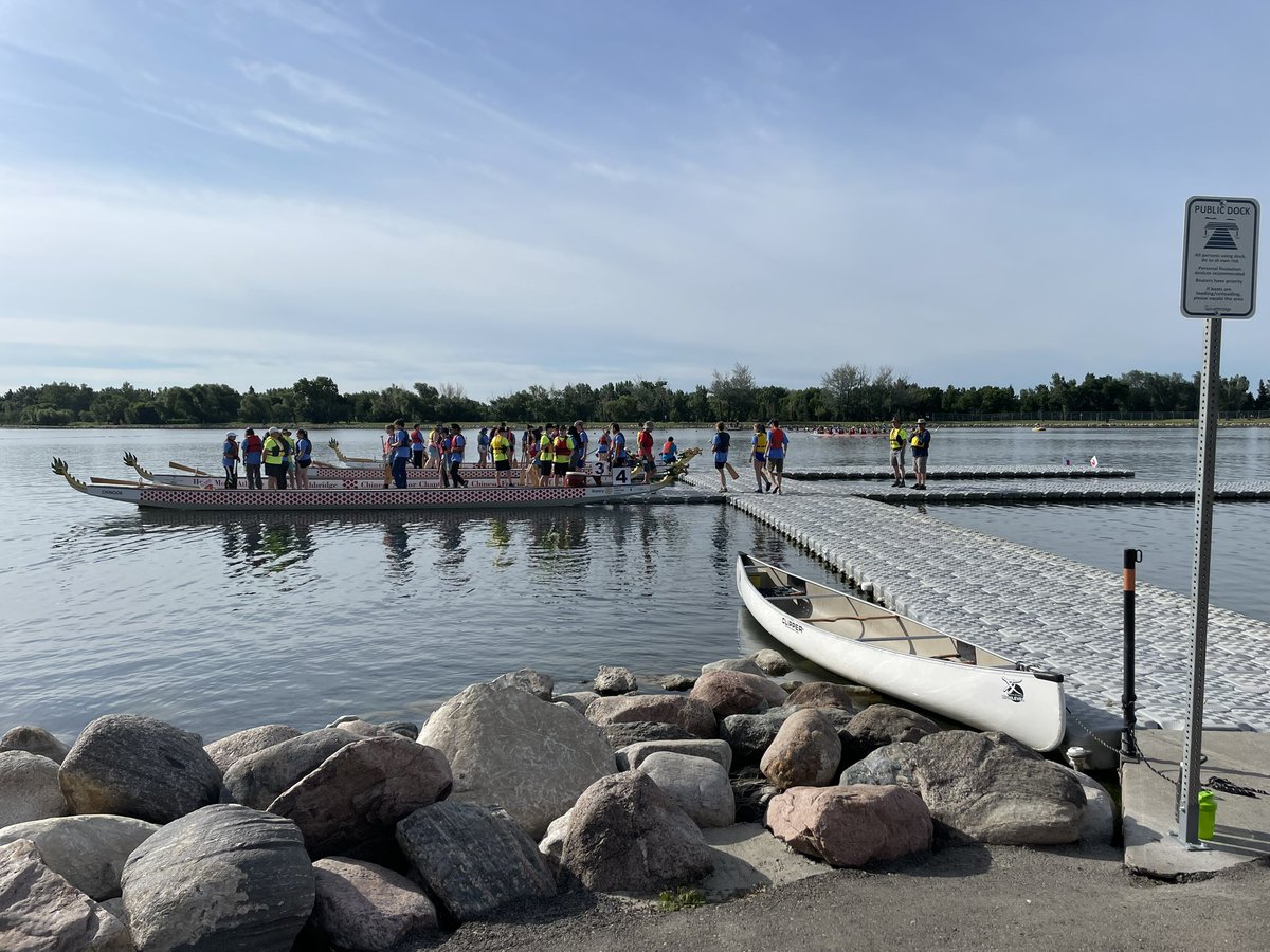 At the Dragon Boat festival with CCH blue and white!