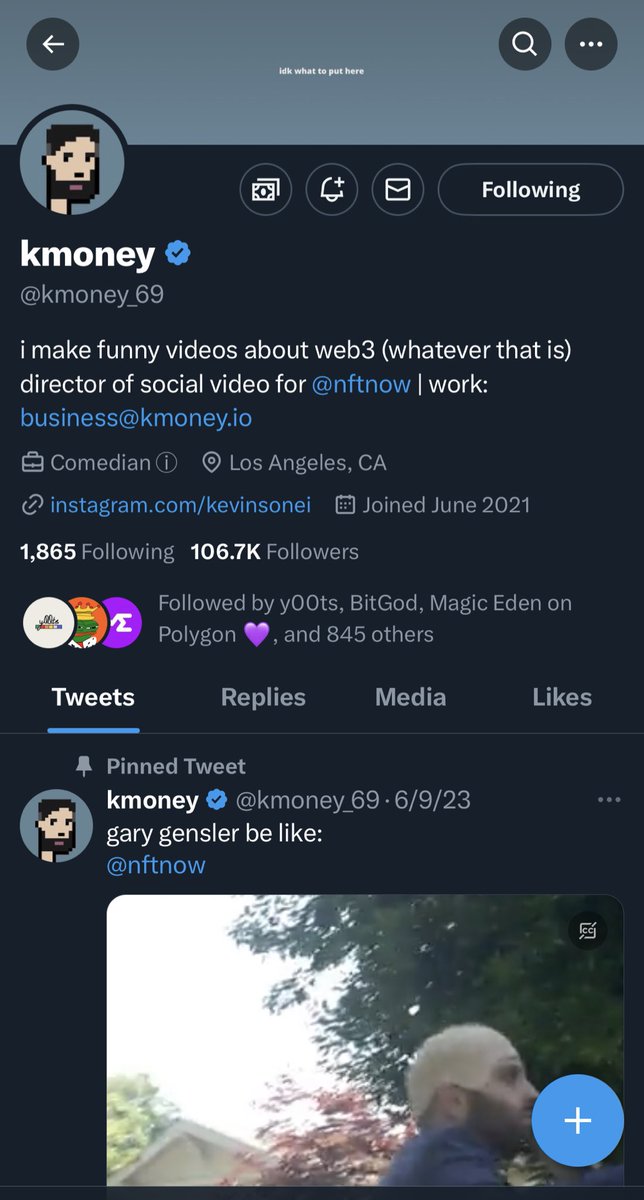 Topboycrypto's tweet photo. I was today year old when I found out that @kmoney does not actually own this punk. https://t.co/EObsc4oUVC