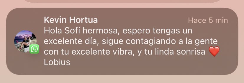 Sofisanchezc_'s tweet photo. La vida se siente linda cuando uno recibe mensajes inesperados de amigos increíbles❤️‍🩹 https://t.co/TUpFjyolDh